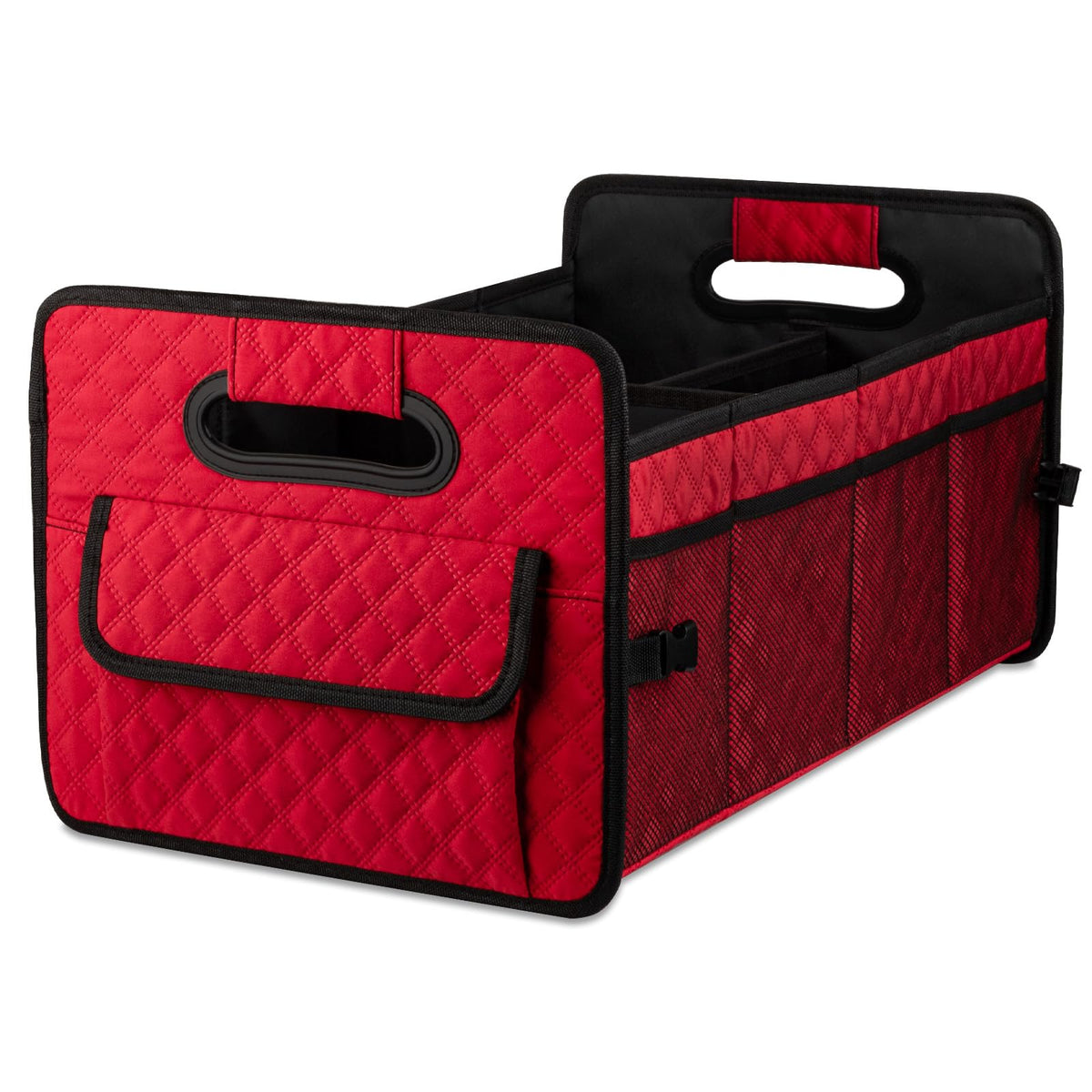 JiatuA Car Trunk Organizer for SUV, Collapsible Car Storage Organizer Black
