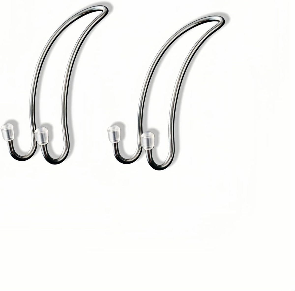 2 Pack Stainless Steel Car Headrest Hooks, Universal Hidden Backseat Hanger Organizer,Heavy Duty Car Seat Hook for Bag, Coat,Grocery Bag,Umbrella,Multi-Purpose Vehicle Storage Accessories