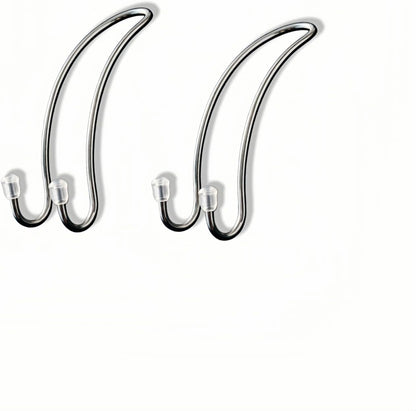 2 Pack Stainless Steel Car Headrest Hooks, Universal Hidden Backseat Hanger Organizer,Heavy Duty Car Seat Hook for Bag, Coat,Grocery Bag,Umbrella,Multi-Purpose Vehicle Storage Accessories