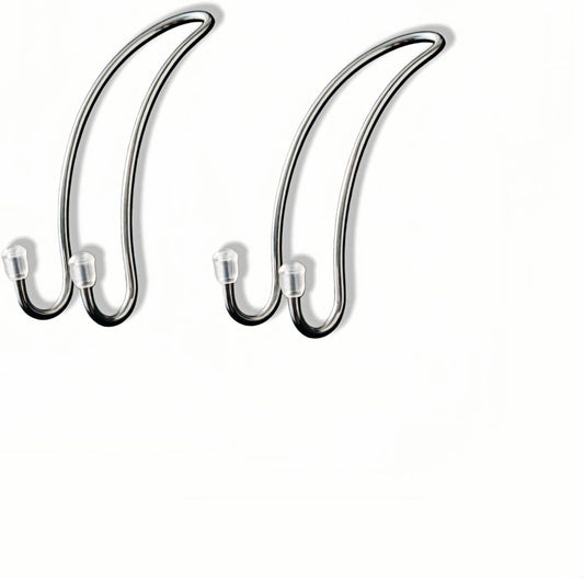 2 Pack Stainless Steel Car Headrest Hooks, Universal Hidden Backseat Hanger Organizer,Heavy Duty Car Seat Hook for Bag, Coat,Grocery Bag,Umbrella,Multi-Purpose Vehicle Storage Accessories