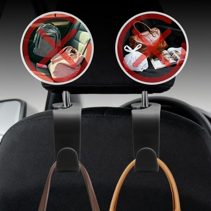 4PCS Car Seat Headrest Hooks, Purse Hook for Car