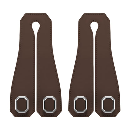 2 PCS Car Seat Headrest Hooks, Double Metal Hook Auto Headrest Back Seat Storage Organizer, Leather Bag Purse Hanger Interior Organizer for Most Vehicles, Car Accessories (Orange)