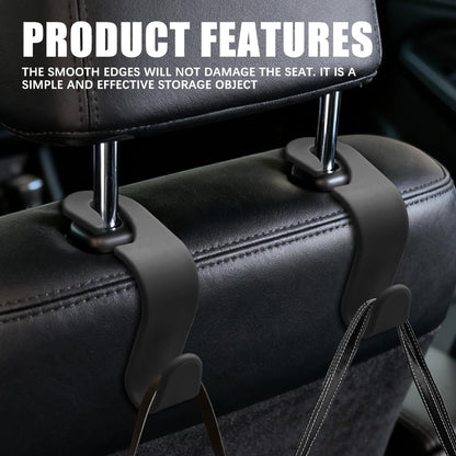 4PCS Car Seat Headrest Hooks, Purse Hook for Car