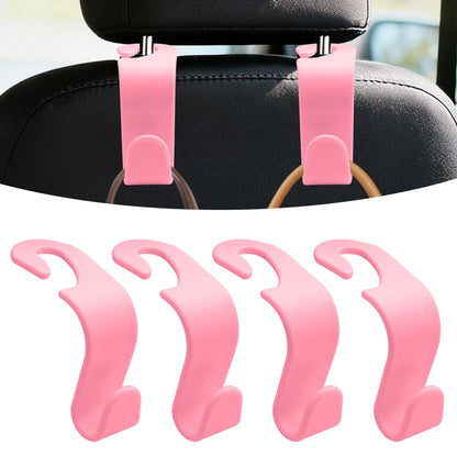 4PCS Car Seat Headrest Hooks, Purse Hook for Car