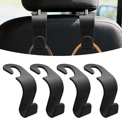 4PCS Car Seat Headrest Hooks, Purse Hook for Car