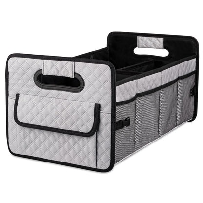 JiatuA Car Trunk Organizer for SUV, Collapsible Car Storage Organizer Black