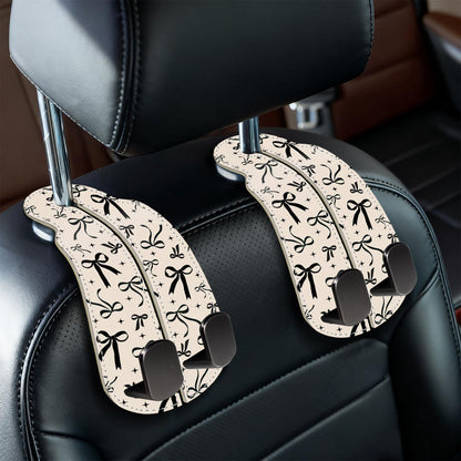 Blusabaca 2PCS Car Seat Headrest Hooks, Purses Bags Holder, Sunrise