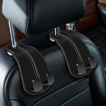 Blusabaca 2PCS Car Seat Headrest Hooks, Purses Bags Holder, Sunrise