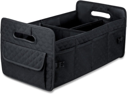 JiatuA Car Trunk Organizer for SUV, Collapsible Car Storage Organizer Black