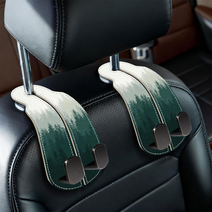 Blusabaca 2PCS Car Seat Headrest Hooks, Purses Bags Holder, Sunrise