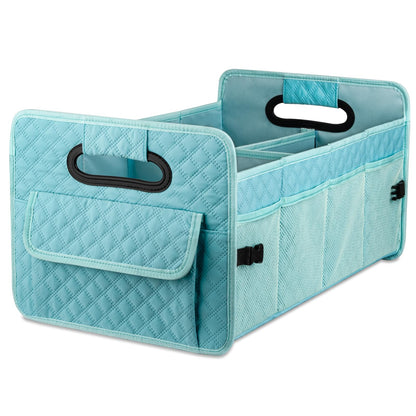 JiatuA Car Trunk Organizer for SUV, Collapsible Car Storage Organizer Black