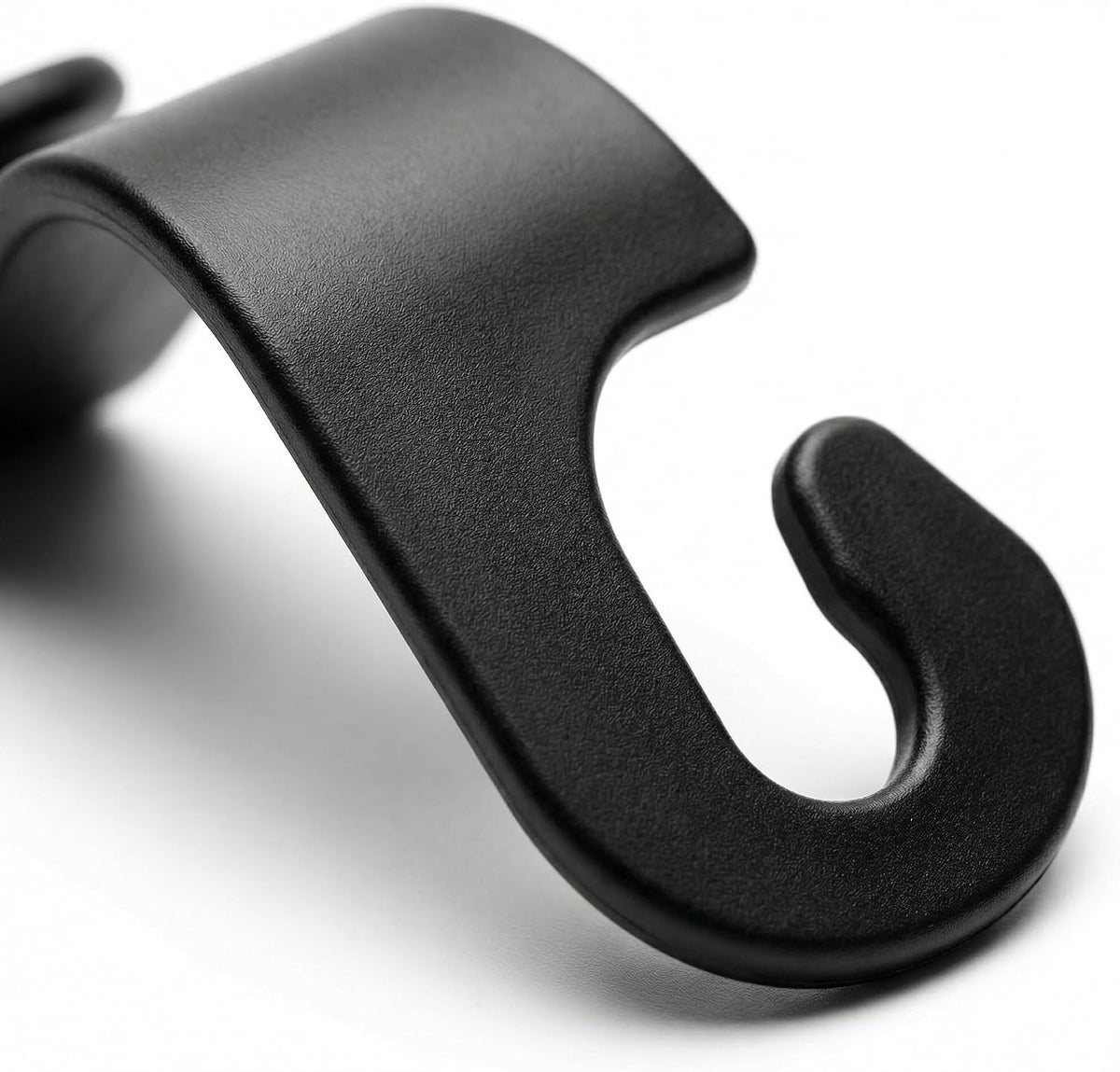 4 Pack Car Seat Headrest Hooks - Universal Back Seat Hanger for Purses, Grocery Bags, and Handbags - Stylish Black Car Organizer Hooks for Interior Storage, Easy Installation, Fits Most Vehicles