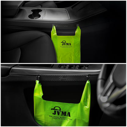 JVMA Car Garbage Can Auto Trash Hanging Bags 50 and Hook Accessories