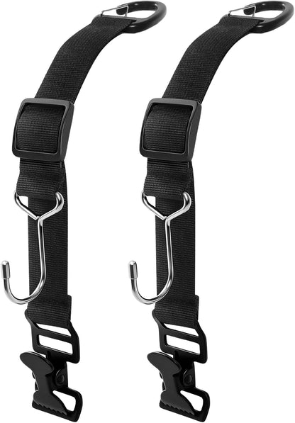 2PCS Anti-drop Headrest Hooks for Car, Adjustable Car Seat Headrest Hooks