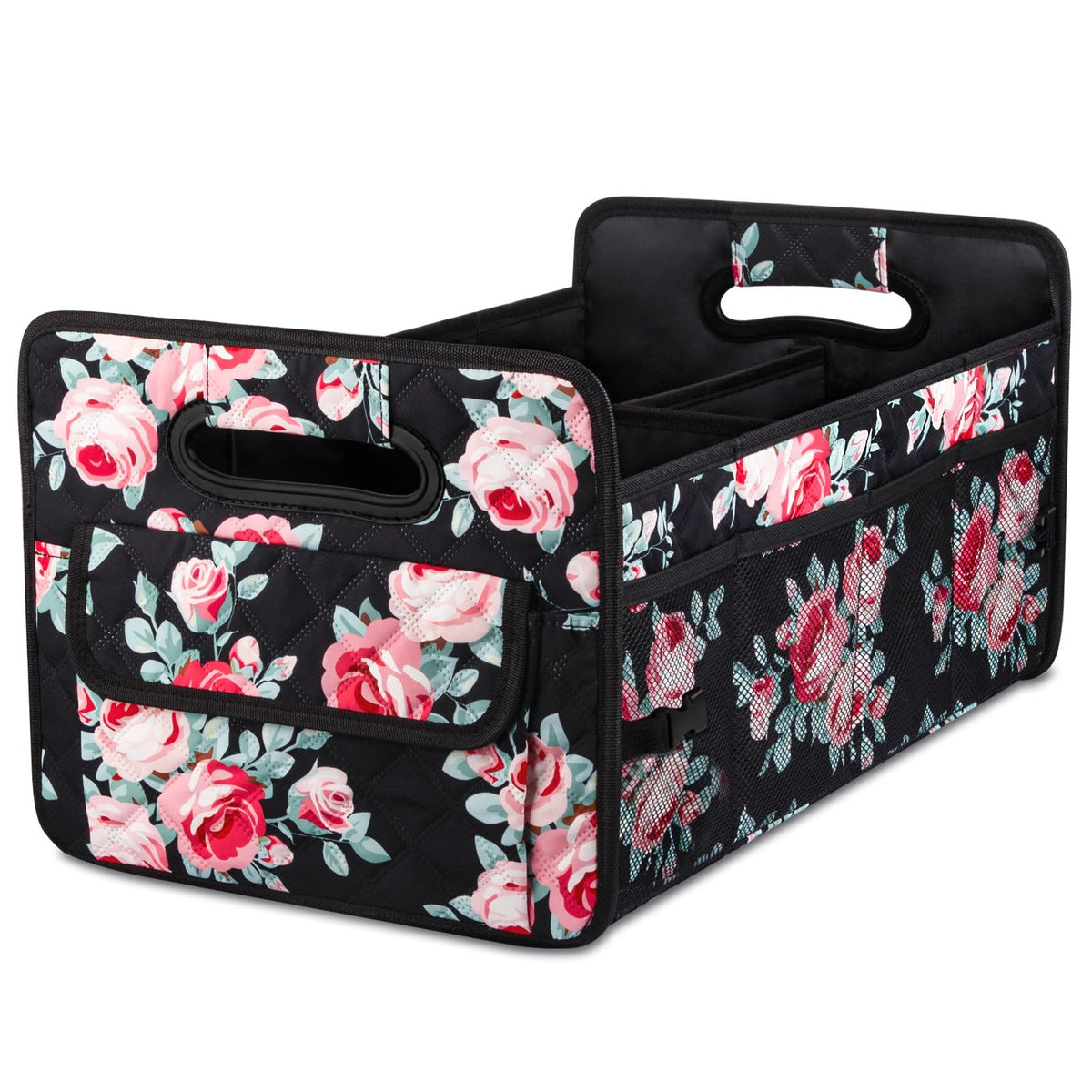 JiatuA Car Trunk Organizer for SUV, Collapsible Car Storage Organizer Black