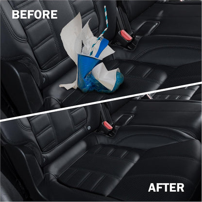 9x12 Black Car Trash Bags, Leak-Proof, Compact, Headrest, 2 Mil, 50 Pack