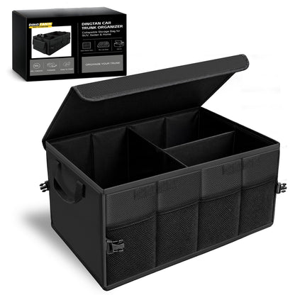45L Trunk Organizer, Small Foldable Car Organizer for SUV, Jeep, Sedan