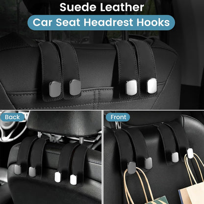 Car Seat Headrest Hooks – Purse Hook for Car