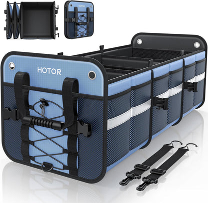 HOTOR Trunk Organizer for SUV – Car Storage Box Collapsible Car Organizer