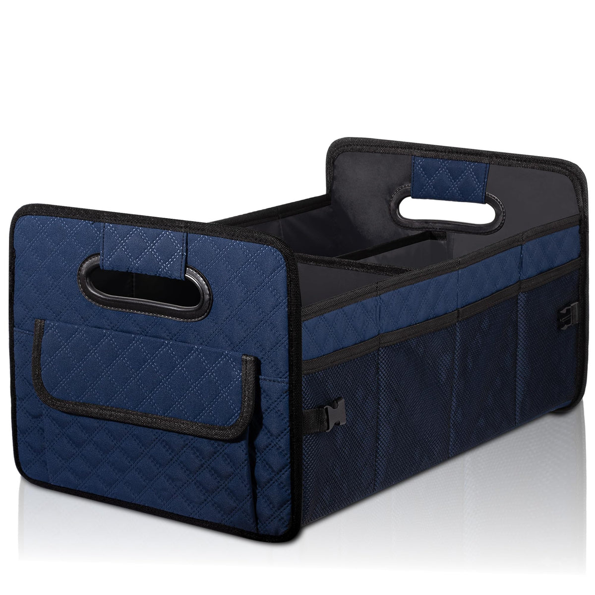 JiatuA Car Trunk Organizer for SUV, Collapsible Car Storage Organizer Black
